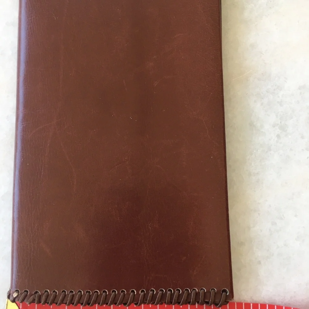 Handstitched Brown Leather Wallet